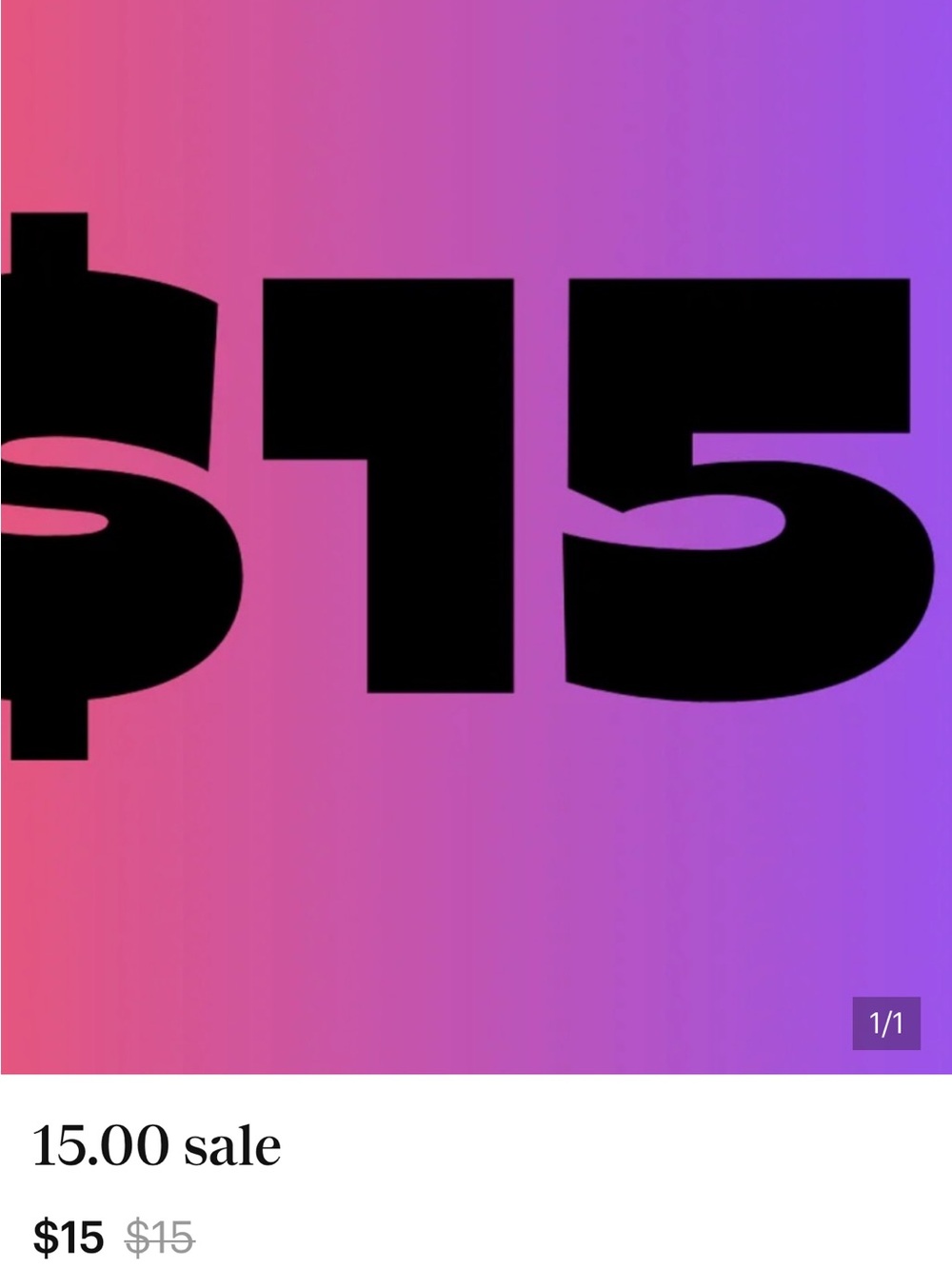 $15